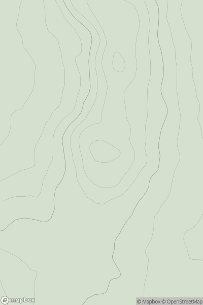 Thumbnail image for The Warren [Central and Eastern England] showing contour plot for surrounding peak